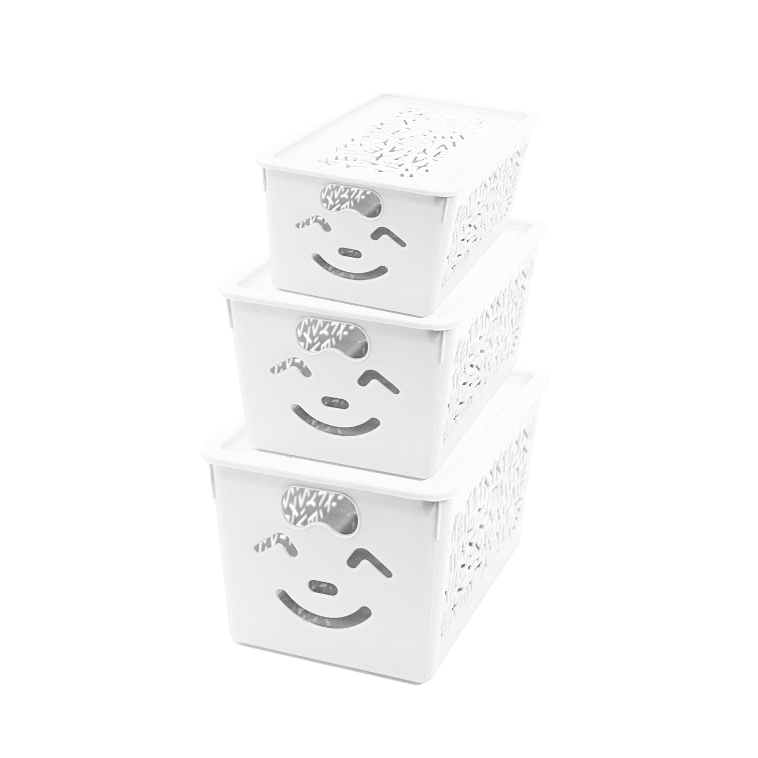 Smiley Organizer Box-3in1 Set