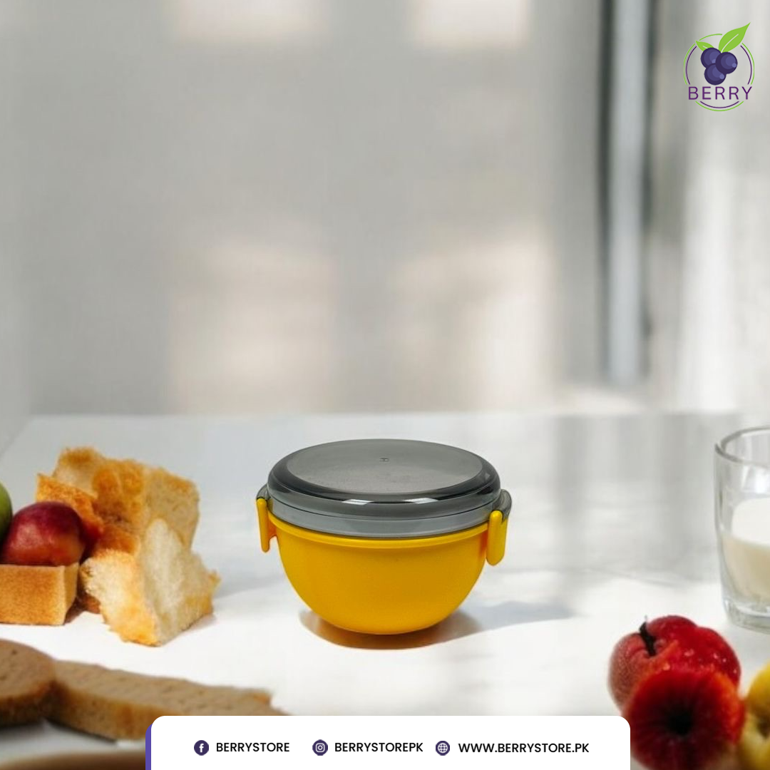 Family Pack – 2 Round + 2 Square Airtight Lunch Boxes