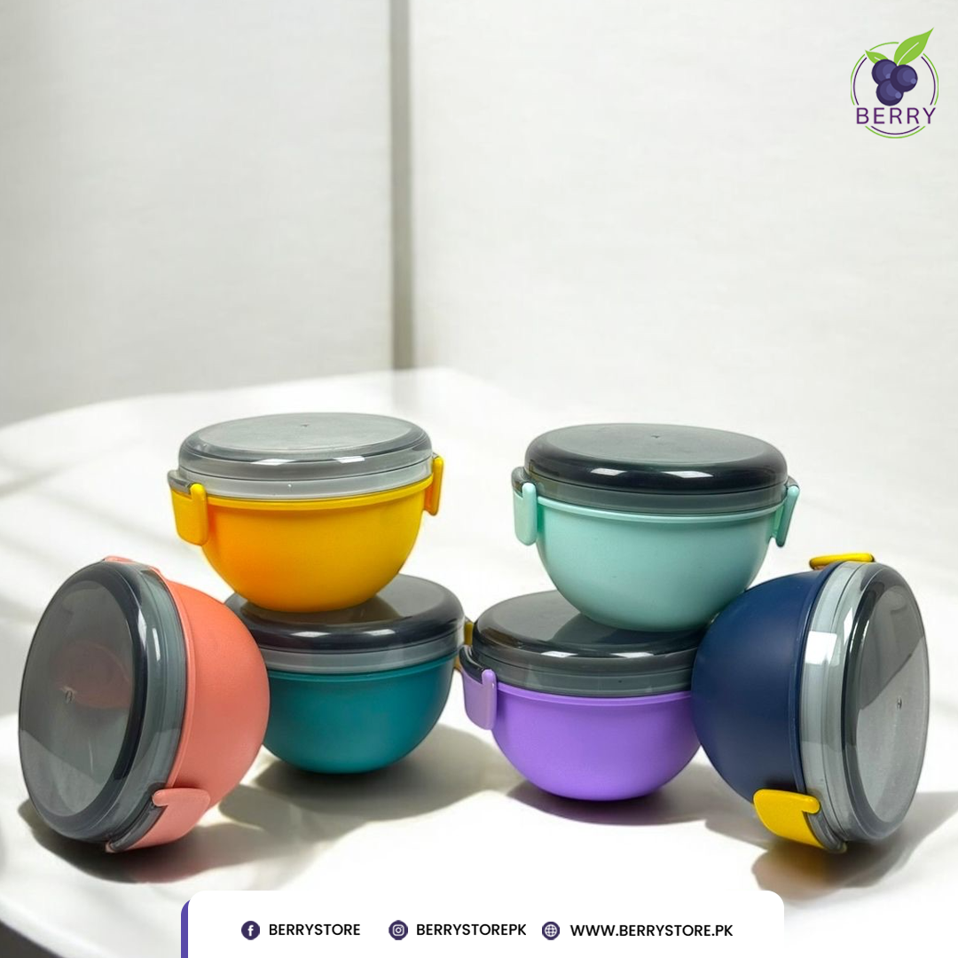 Lunch Box Duo Combo – 1 Round + 1 Square Airtight Lunch Box