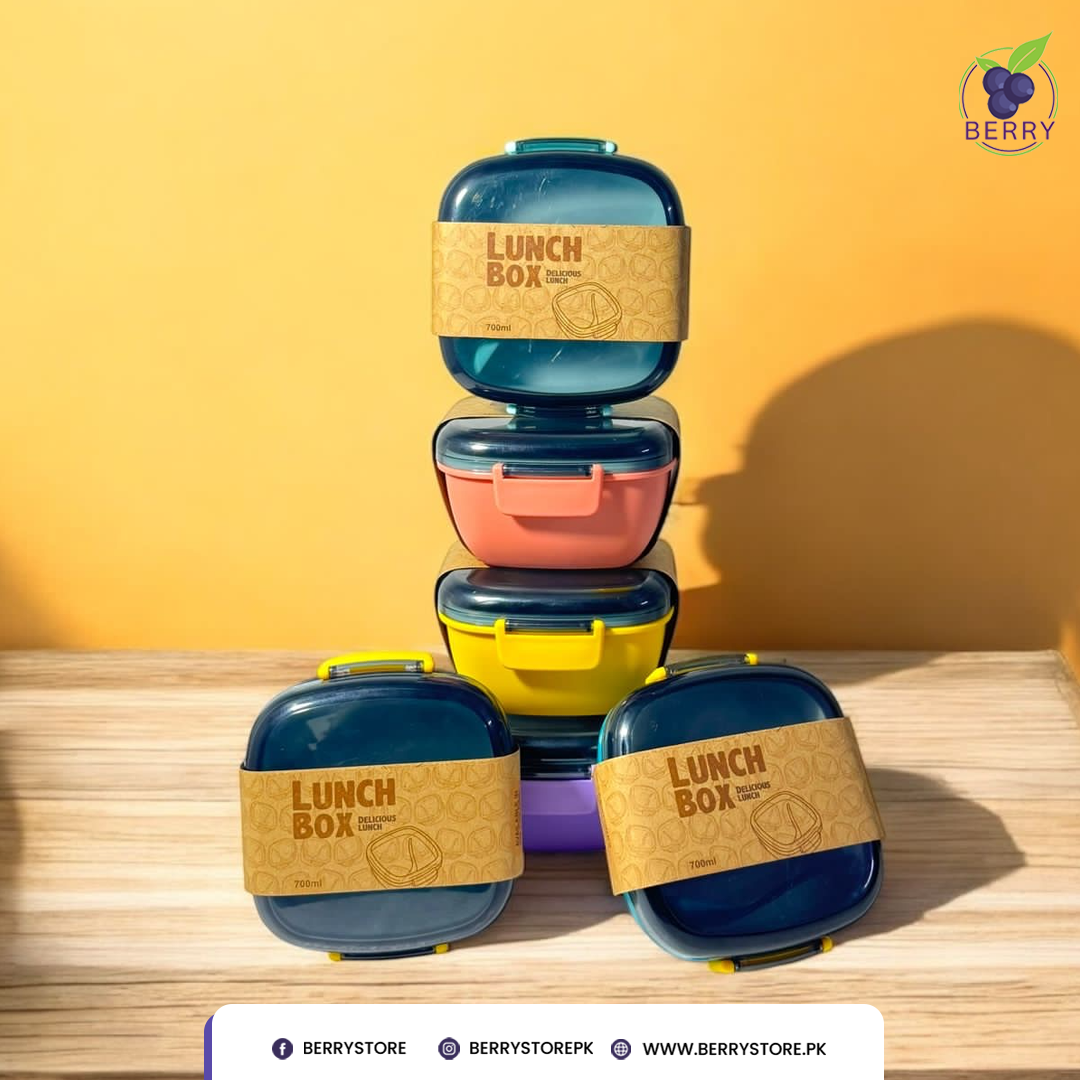 Lunch Box Duo Combo – 1 Round + 1 Square Airtight Lunch Box