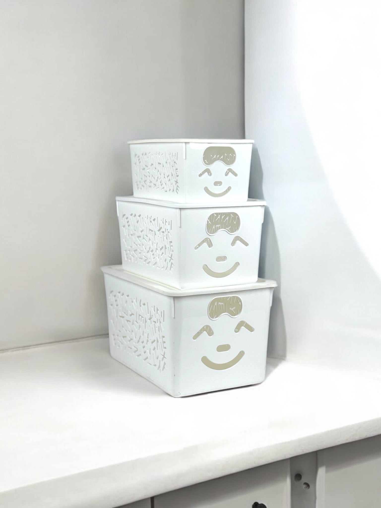 Smiley Organizer Box-3in1 Set