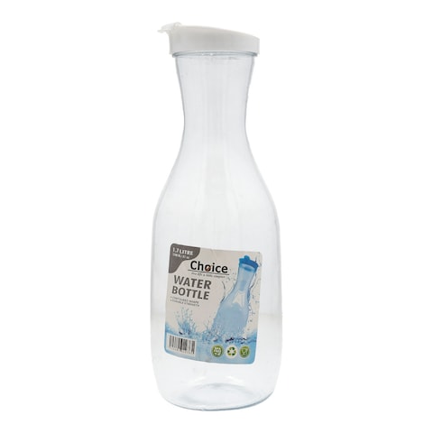 Classic Plastic Juice Bottles, 1700 ml Reusable Empty Juice Bottles with Lids for Milkshake, Plastic Bottles for Water, Juice, Milk