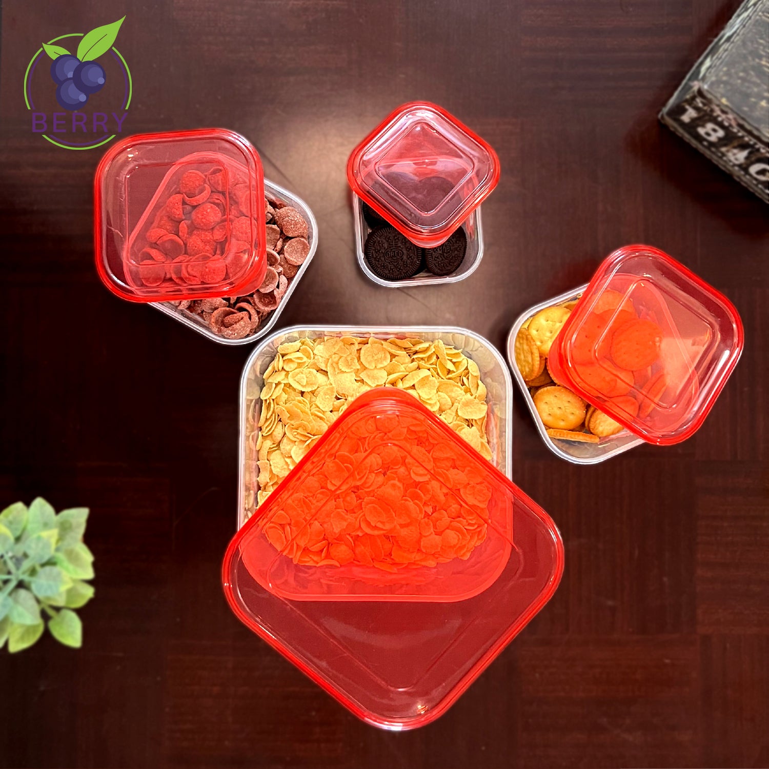 Smart Food Box-Square-3in1 Set