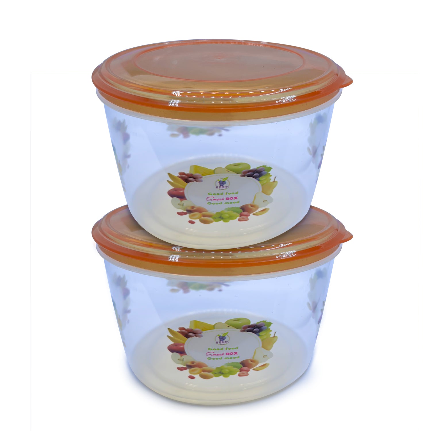 Smart Food Box-Round-Medium-Pack of 3