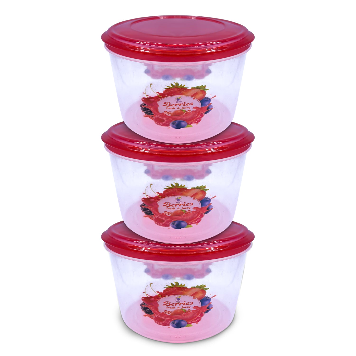 Smart Food Box-Round-Small-Pack of 4