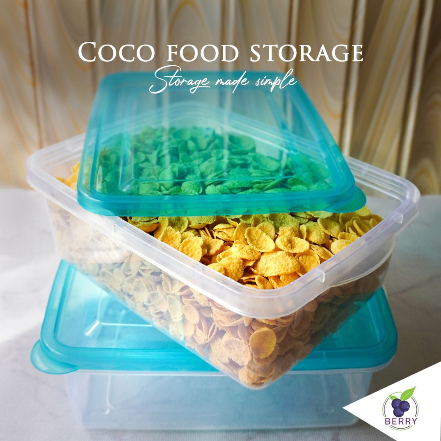 Coco Food Keeper-Square-Large-Pack of 2