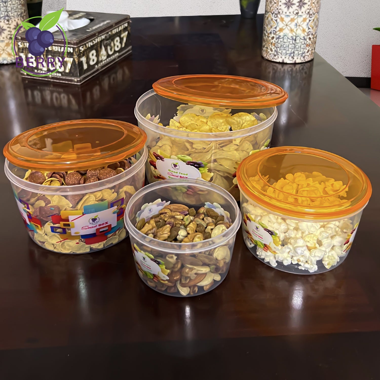 Smart Food Box-Round-4in1 Set