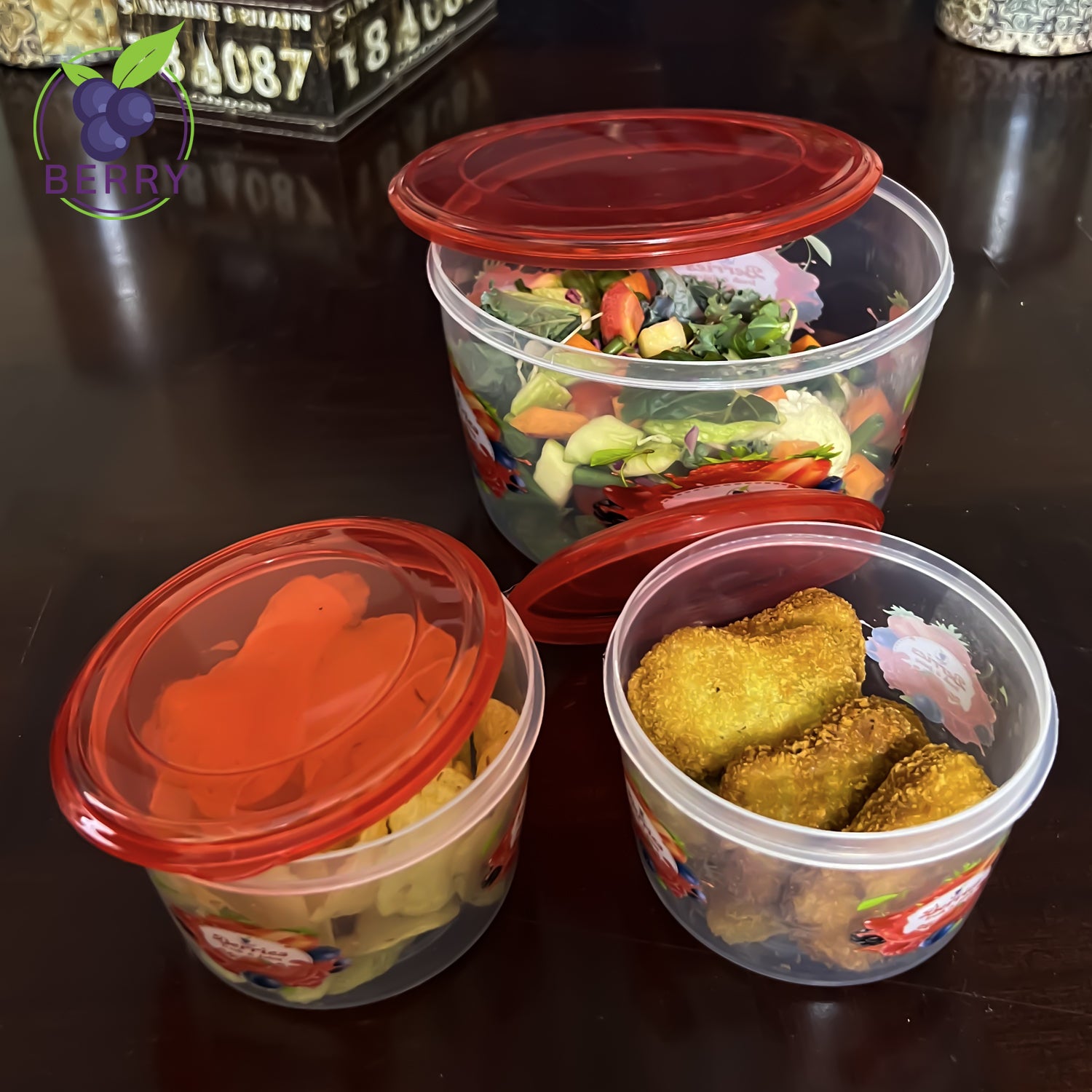 Smart Food Box-Round-4in1 Set