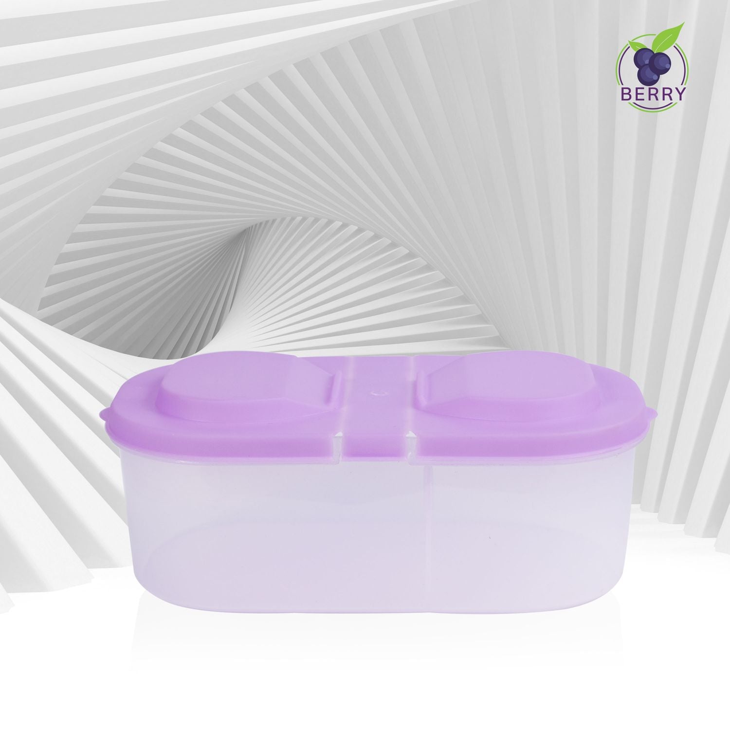 Splash Dual Compartment Food Container-Large-Pack of 2