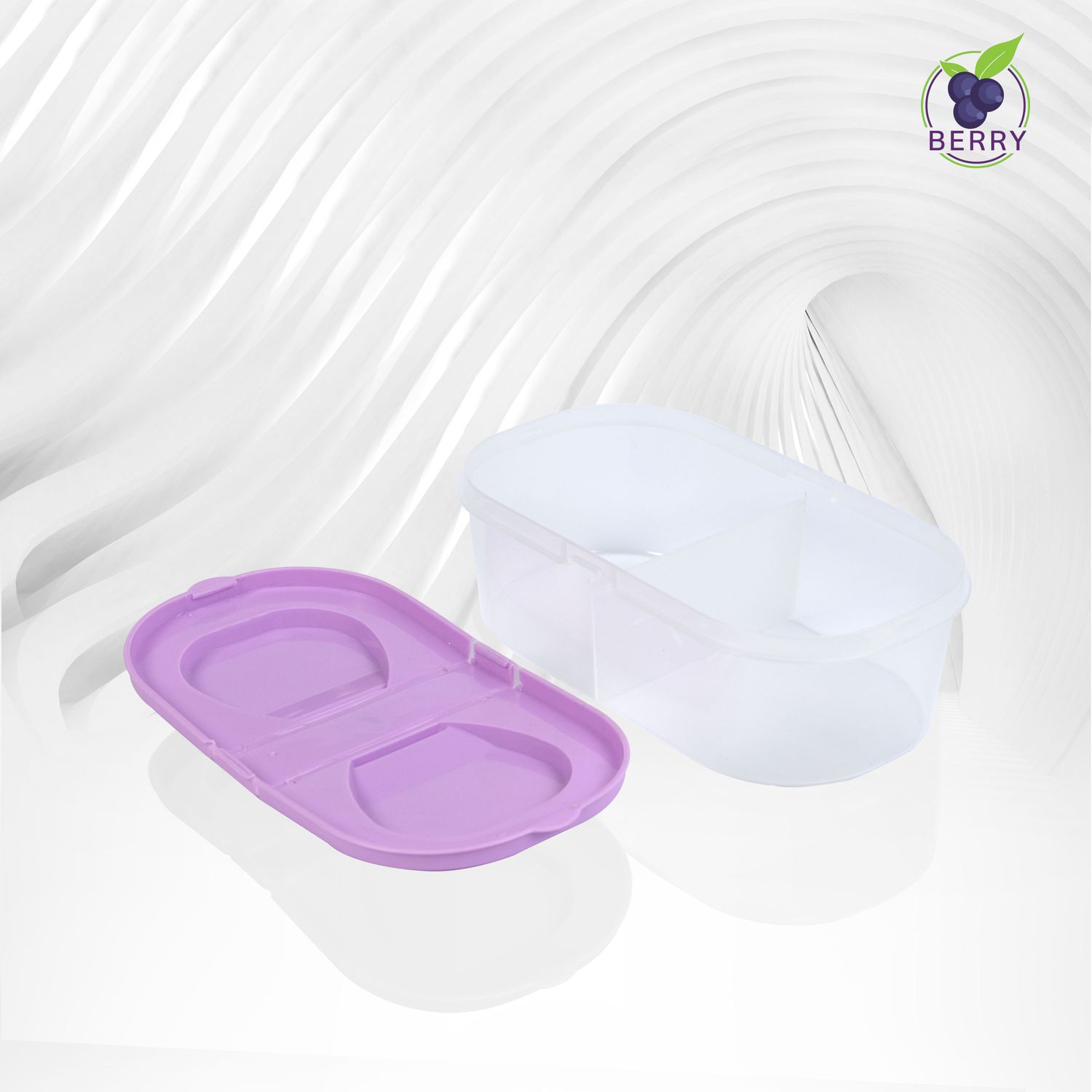 Splash Dual Compartment Food Container-Small-Pack of 3